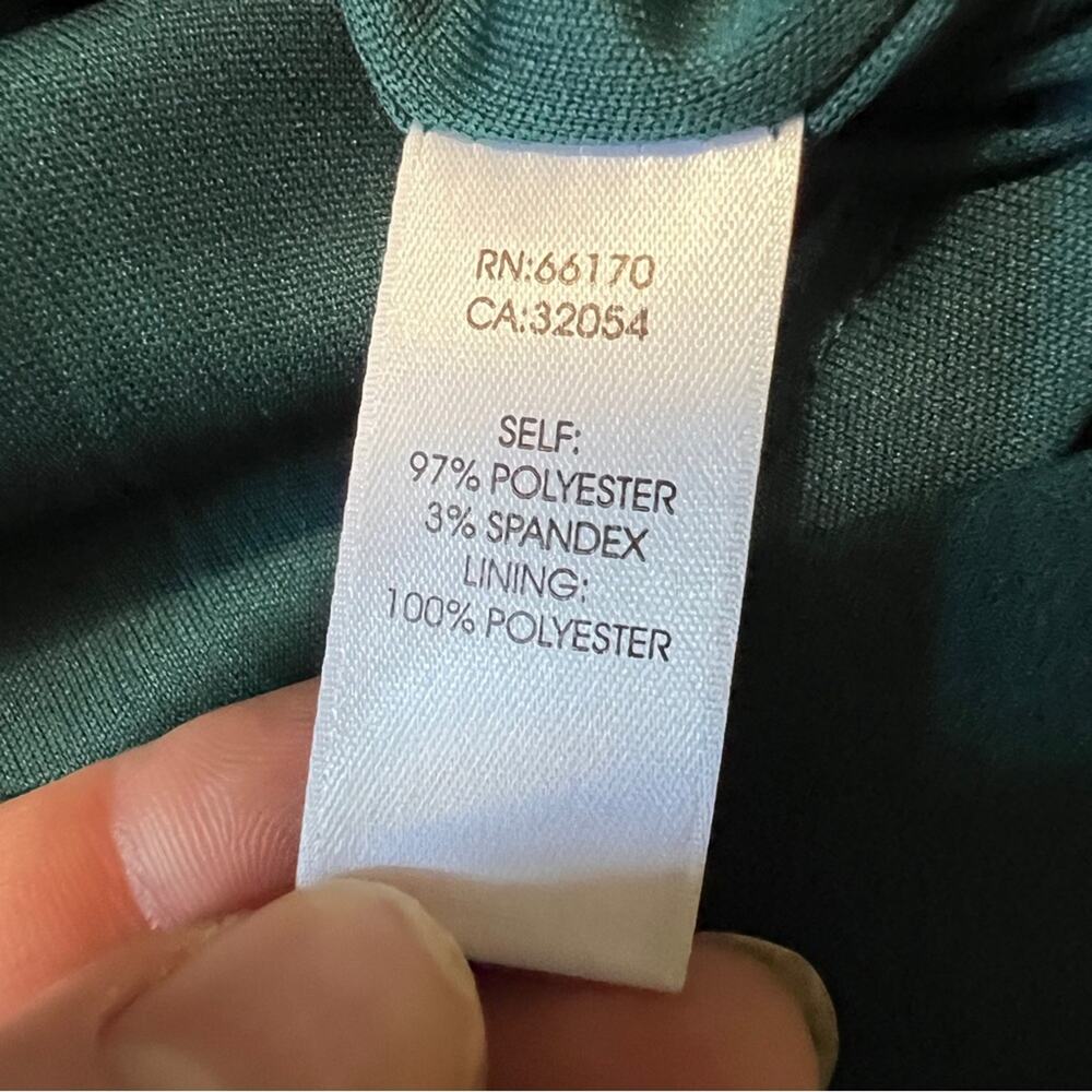 BHLDN Danica Dress Teal Green 12 NWOT - Picture 9 of 10